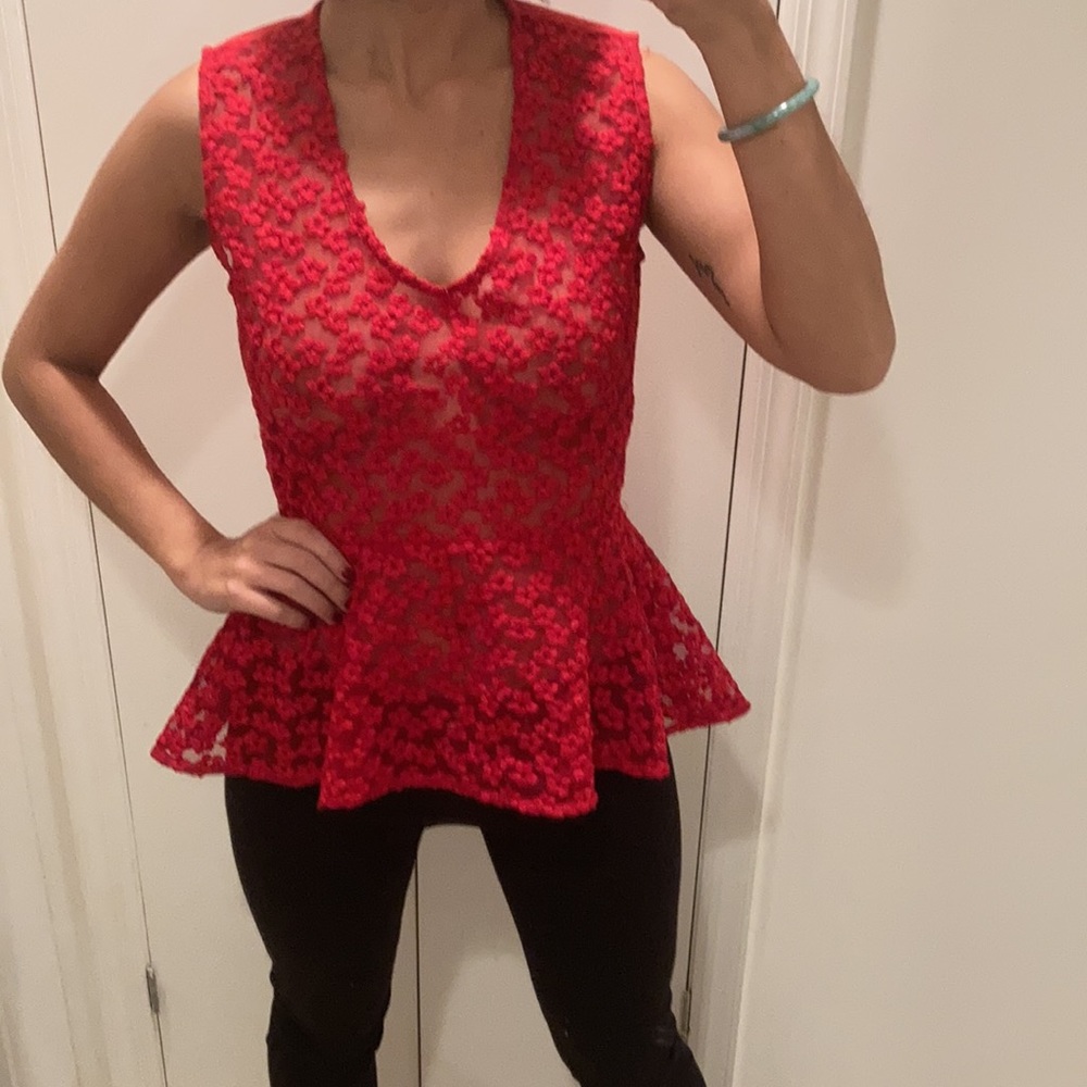 Maje Red Top